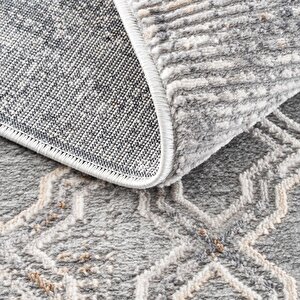 Cool Halı Verona 1910 Vizon Salon Koridor Kesme Yolluk Yumuşak Doku Kaymaz Tozmaz Dokuma Makine Halı