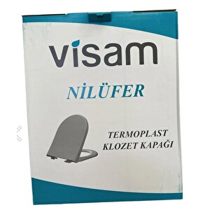 Nilüfer Thermoplast Plastik Menteşeli Klozet Kapağı 527.001
