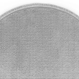 Cool Halı Vetrina 3603 Gri Yumuşak Dokulu Halı Kilim Salon Mutfak Kesme Yolluk Yuvarlak Makine Halı