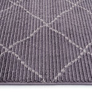 Cool Halı Vetrina 3606 Antrasit Yumuşak Dokulu Halı Kilim Salon Kesme Yolluk Dokuma Makine Halısı