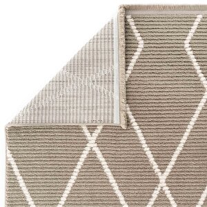 Cool Halı Vetrina 3608 Vizon Yumuşak Dokulu Halı Kilim Salon Mutfak Kesme Yolluk Dokuma Makine Halı