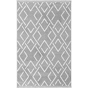 Vetrina 3605 Gri Yumuşak Dokulu Halı Kilim Salon Mutfak Kesme Yolluk Dokuma Makine Halısı 160x200 cm