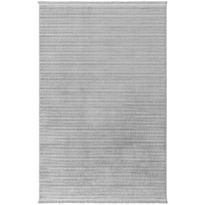 Vetrina 3603 Gri Yumuşak Dokulu Halı Kilim Salon Mutfak Kesme Yolluk Dokuma Makine Halısı 120x180 cm