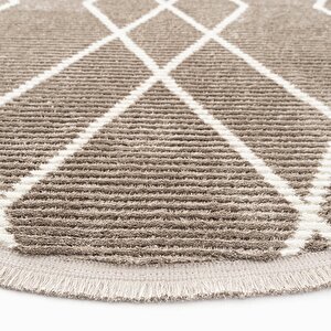 Cool Halı Vetrina 3608 Vizon Yumuşak Doku Halı Kilim Salon Mutfak Kesme Yolluk Dokuma Makine Halısı