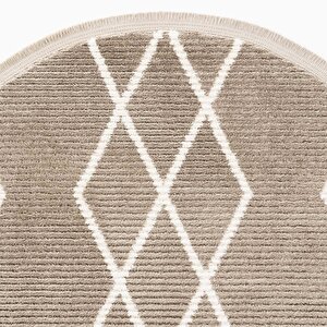 Cool Halı Vetrina 3608 Vizon Yumuşak Doku Halı Kilim Salon Mutfak Kesme Yolluk Dokuma Makine Halısı