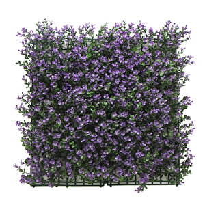 V-artwall Yapay Dikey Bahçe Dekoratif Duvar Kaplama Paneli Mor 50*50cm