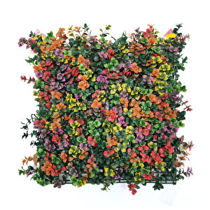 V-artwall Yapay Dikey Bahçe Dekoratif Duvar Kaplama Paneli Çok Renkli 50*50cm