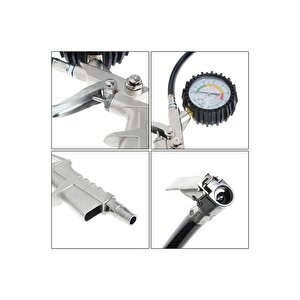 Basınç Göstergeli Lastik Şişirme 220psi/16bar