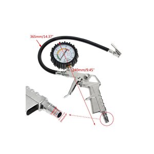 Basınç Göstergeli Lastik Şişirme 220psi/16bar