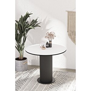 Rio 90x90 Lake Mdf Ptt Ayak Yuvarlak Mutfak Masası Takımı Yemek Masası Takımı
