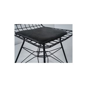 80x120 Defne 4 Kişilik Yemek Masası Takımı-mutfak Masası Takımı-siyah Mermer Desenli Oval Kenar
