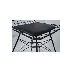 80x120 Home Mira 4 Kişilik Kafes Sandalyeli Masa Sandalye Takımı