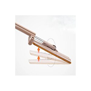 Kendinden Sıkmalı Mikrofiber Mop Kendini Temizleyen Mop Yedek Bez Hediyeli
