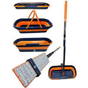 Kendinden Sıkmalı Kovalı Lüx Mop Set