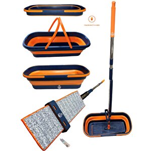 Kendinden Sıkmalı Kovalı Lüx Mop Set