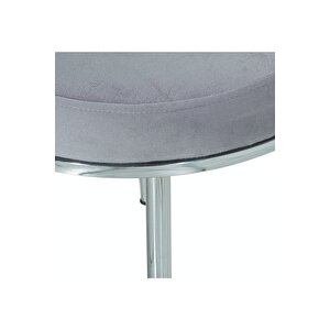 Fulya Metal Ayaklı Mürdüm Sandalye