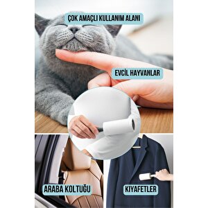 Tüy Toplayıcı Rulo Yapışkanlı 12 Li Yedek Rulo (kedi - Köpek Tüy Toplayıcı)