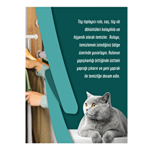Tüy Toplayıcı Rulo Yapışkanlı 12 Li Yedek Rulo (kedi - Köpek Tüy Toplayıcı)