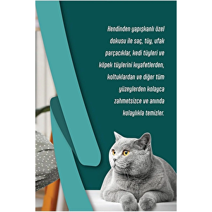 Tüy Toplayıcı Rulo Yapışkanlı 12 Li Yedek Rulo (kedi - Köpek Tüy Toplayıcı)