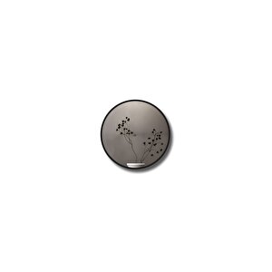 Banyo Dolabı Aynalı / Lavabo Üstü Dolap / Flora Fulya (si̇yah) 60cm