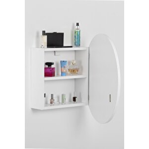 Fulya Aynalı Banyo Dolabı /banyo Dolabı Aynalı / Lavabo Üstü Dolap / (beyaz) 60cm