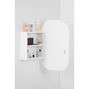 Side (beyaz) 40x70cm /banyo Dolabı Aynalı / Lavabo Üstü Dolap / Banyo Düzenleyici / Aynalı Dolap