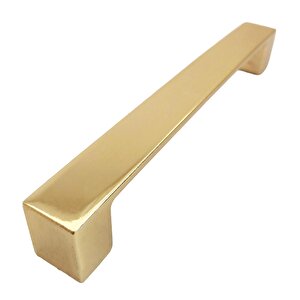 Bihter Düz Kulp 128 Mm Altın Mutfak Kulpu Çekmece Dolap Kapak Kulbu Metal  Mobilya Dolabı Kulpları
