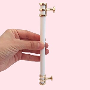8 Adet Sarmaşık Kulp Beyaz Altın Gold 160 Mm Kulp Mobilya Mutfak Dolabı Çekmece Dolap Kapak Kulpu Kulbu Metal Kulpları