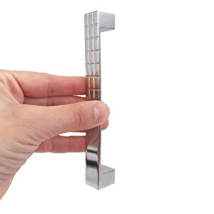 Bihter Desenli Kulp 128 Mm Krom Mutfak Kulpu Çekmece Dolap Kapak Kulbu Metal  Mobilya Dolabı Kulpları