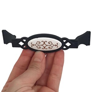 15 Adet Palmiye Kulp Siyah 96 Mm Kulp Mobilya Mutfak Dolabı Çekmece Dolap Kapak Kulpu Kulbu Metal Kulpları