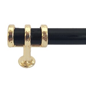 8 Adet Sarmaşık Kulp Siyah Altın Gold 160 Mm Kulp Mobilya Mutfak Dolabı Çekmece Dolap Kapak Kulpu Kulbu Metal Kulpları