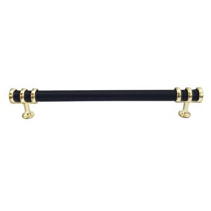 Sarmaşık Kulp Siyah Altın Gold 160 Mm Kulp Mobilya Mutfak Dolabı Çekmece Dolap Kapak Kulpu Kulbu Metal Kulpları