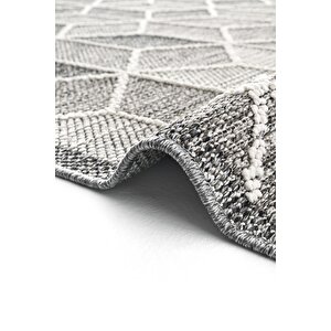 Cool Halı Elit 03 Gri Bukle Salon Halısı Modern Mutfak Halısı Geometrik Halı Koridor Halısı (yeni)