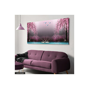 Kuğu Gölü Kanvas Canvas Tablo 65x100 cm