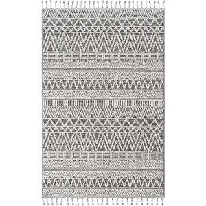 Elit 14 Gri Salon Halısı Bukle İskandinav Halı Yolluk Etnik Mutfak Koridor Halısı (yeni) 200x290 cm