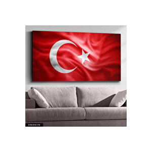 Türk Bayrağı Kanvas Canvas Tablo