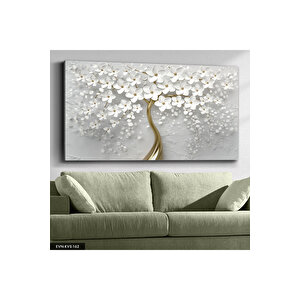 Incili Ağaç Kanvas Canvas Tablo 65x100 cm