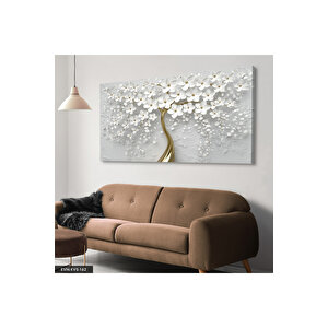 Incili Ağaç Kanvas Canvas Tablo 65x100 cm