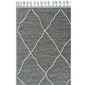 Cool Halı Elit 02 Gri Bukle Salon Halısı Modern Mutfak Halısı Geometrik Halı Koridor Halısı (yeni)