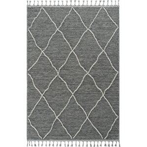 Cool Halı Elit 02 Gri Bukle Salon Halısı Modern Mutfak Halısı Geometrik Halı Koridor Halısı (yeni)