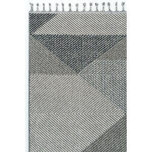 Cool Halı Elit 08 Gri Salon Halısı Bukle İskandinav Halı Yolluk Etnik Mutfak Halısı Koridor Halısı