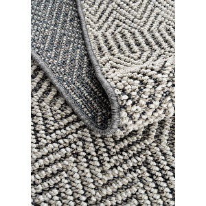 Cool Halı Elit 01 Gri Salon Halısı Bukle İskandinav Halı Yolluk Etnik Mutfak Koridor Halısı