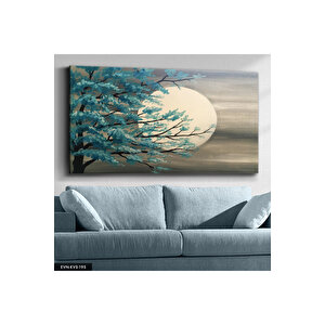 Ağaçlar Arasında Güneş Kanvas Canvas Tablo