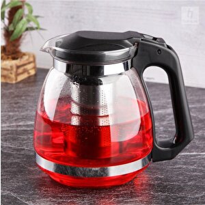Süzgeçli Cam Demlik 1500 Ml. Tepa Pot