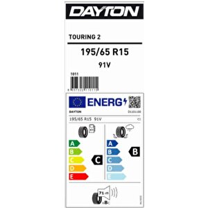 195/65r15 91v Touring 2 Oto Yaz Lastiği ( Üretim : 2024 )
