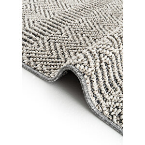 Cool Halı Elit 01 Gri Salon Halısı Bukle İskandinav Halı Yolluk Etnik Mutfak Koridor Halısı