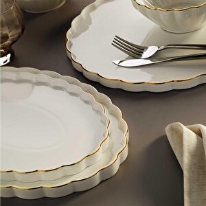 Ar250495 Margaret Gold 12 Kişilik 54 Parça Porselen Yemek Takımı
