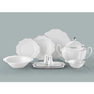Royal London Diana Silver 60 Parça Porselen Yemek Takımı Rl01-110