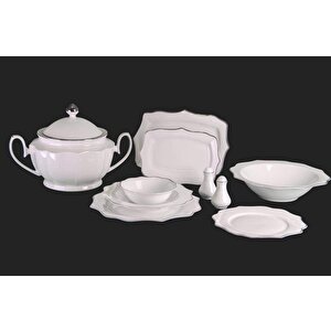 Royal London Diana Silver 60 Parça Porselen Yemek Takımı Rl01-110