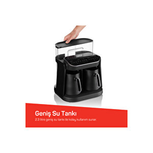 Arzum Okka Grandio Duo Ok007-k Krom İkili Türk Kahvesi Makinesi